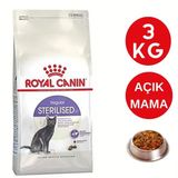 Royal Canin Sterilised 37 Kısırlaştırılmış Kedi Kuru Maması 3 Kg (3 Adet X 1 Kg Özel Poşetli Açık Mama)