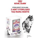 Royal Canin Sterilised Bundle 37 Kısırlaştırılmış Yetişkin Kedi Maması 2 kg + 2 Adet Sterilised Yaş Mama Hediyeli