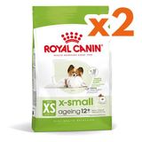 Royal Canin X-small Ageing 12 Yaş Üzeri Yaşlı Köpek Maması 1.5 Kg X 2 Adet + Temizlik Mendili