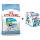 Royal Canin X-Small Küçük Irk 3 kg Köpek Maması + 12 Adet Yaş Mama
