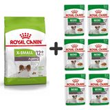 Royal Canin Xsmall Ageing +12 1.5 kg Köpek Maması + 6 Adet Yaş Mama