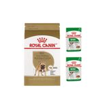 Royal Canin Yetişkin French Bulldog Köpek Maması 3 Kg + Mini Yaş Mama 2 Adet