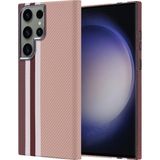 Royal Case Galaxy S23 Ultra Kılıf Karbon Görünümlü Ince Hafif Esnek Yapılı Şık Sert Silikon Kapak Ryc/nekst - Gold