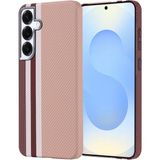 Royal Case Galaxy S25 Plus Kılıf Karbon Görünümlü Ince Hafif Esnek Yapılı Şık Sert Silikon Kapak Ryc/nekst - Gold