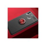 Royal Case Honor 8c Kılıf Yüzüğü Stant ve Araç Tutucu Olabilen Şık Esnek Premium Silikon Kapak Ryc/ravel - Siyah - Kırmızı