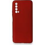 Royal Case Huawei P Smart 2021 Kılıf Esnek Yapılı Ince Standart Ruber Kapak Ryc/first - Bordo