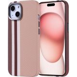 Royal Case iPhone 15 Kılıf Karbon Görünümlü Ince Hafif Esnek Yapılı Şık Sert Silikon Kapak Ryc/nekst - Gold