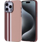 Royal Case iPhone 15 Pro Max Kılıf Karbon Görünümlü Ince Hafif Esnek Yapılı Şık Sert Silikon Kapak Ryc/nekst - Gold