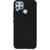 Royal Case Realme C25S Kılıf Kart Hazneli Silikon Kapak Ryc/kelvin - Siyah