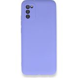 Royal Case Samsung Galaxy A02S Kılıf Esnek Yapılı Ince Standart Ruber Kapak Ryc/first - Lila