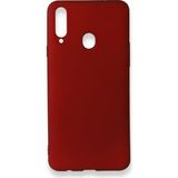 Royal Case Samsung Galaxy A20S Kılıf Esnek Yapılı Ince Standart Ruber Kapak Ryc/first - Bordo