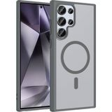 Royal Case Samsung Galaxy S23 Ultra Kılıf M-Safe Özellikli Mat Görünümlü Şık Silikon Kapak Ryc/babet - Gri