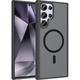 Royal Case Samsung Galaxy S23 Ultra Kılıf M-Safe Özellikli Mat Görünümlü Şık Silikon Kapak Ryc/babet - Siyah