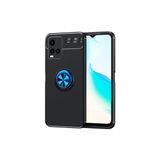 Royal Case Vivo Y21S Kılıf Yüzüğü Stant ve Araç Tutucu Olabilen Şık Esnek Premium Silikon Kapak Ryc/ravel - Siyah - Mavi