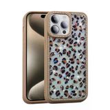 Royal Cover İphone 14 Pro Max Kılıf Simli Şeffaf Mini Figürlü Ve Kenarları Taşlı Silikon Kapak Rcv/Azra