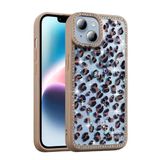 Royal Cover İphone 15 Kılıf Simli Şeffaf Mini Figürlü Ve Kenarları Taşlı Silikon Kapak Rcv/Azra