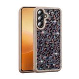 Royal Cover Samsung Galaxy A36 Kılıf Simli Şeffaf Mini Figürlü Ve Kenarları Taşlı Silikon Kapak Rcv/Azra