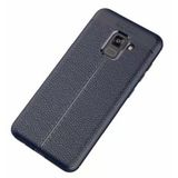 Royal Cover Samsung Galaxy A8 2018 Kılıf Deri Görünümlü Yüksek Kaliteli Premium Silikon Kapak Rcv/Niss