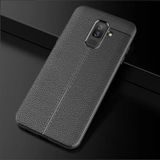 Royal Cover Samsung Galaxy J8 Kılıf Deri Görünümlü Yüksek Kaliteli Premium Silikon Kapak Rcv/Niss