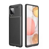 Royal Cover Samsung Galaxy M12 Kılıf El İzi Yapmayan Yüksek Kaliteli Silikondan Üretilmiş Premium Kapak Rcv/Negro