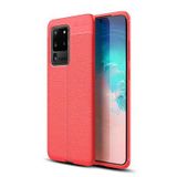 Royal Cover Samsung Galaxy S20 Ultra Kılıf Deri Görünümlü Yüksek Kaliteli Premium Silikon Kapak Rcv/Niss