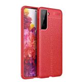 Royal Cover Samsung Galaxy S21 Plus Kılıf Deri Görünümlü Yüksek Kaliteli Premium Silikon Kapak Rcv/Niss
