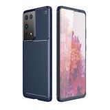 Royal Cover Samsung Galaxy S21 Ultra Kılıf El İzi Yapmayan Yüksek Kaliteli Silikondan Üretilmiş Premium Kapak Rcv/Negro