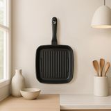 Royal Elite Siyah 26 cm Alüminyum Döküm Grill Tava