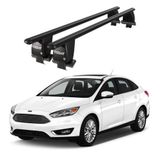 Royal Ford Focus III (2011 - 2018) Uyumlu Siyah Kilitli Ara Atkı Port Bagaj Tavan Barı
