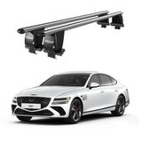 Royal Genesis G80 (2017 ve Sonrası) Uyumlu Gri Ara Atkı Port Bagaj Tavan Barı