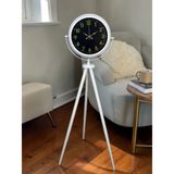 Royal Gold Rakamlı Beyaz Tripod Ayaklı Saat