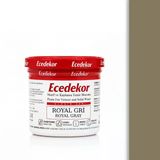 Royal Gri Ecedekor Ahşap Dolgu Macunu Bardak (200Gr)