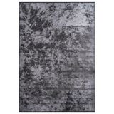 Royal Halı Alanis QG02A Antrasit Pamuk Akrilik Yumuşak Silinebilir Modern Kilim Halı ANTRASİT 120 x 180