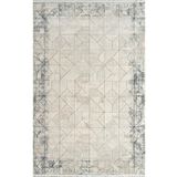Royal Halı Kim Royal KC08A Krem Mavi Akrilik Yumuşak Dokulu Modern Eskitme Halı BORDO 200 x 290
