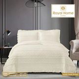 Royal Home Çift Kişilik Stella Ruffle Yatak Örtüsü
