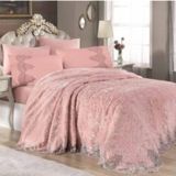 Royal Home Ebru Fransız Battaniye Takımı 6 Parça