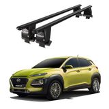 Royal Hyundai Kona (2017 ve Sonrası) Uyumlu Siyah Kilitli Ara Atkı Port Bagaj Tavan Barı