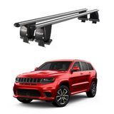 Royal Jeep Grand Cherokee (2010 ve Sonrası) Uyumlu Gri Kilitli Ara Atkı Port Bagaj Tavan Barı