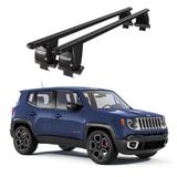 Royal Jeep Renegade (2014 ve Sonrası) Uyumlu Siyah Kilitli Ara Atkı Port Bagaj Tavan Barı