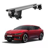 Royal Kia Ev6 (2021 ve Sonrası) Uyumlu Gri Kilitli Ara Atkı Port Bagaj Tavan Barı