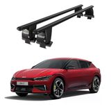 Royal Kia Ev6 (2021 ve Sonrası) Uyumlu Siyah Kilitli Ara Atkı Port Bagaj Tavan Barı