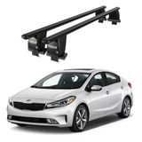 Royal Kia Forte II (2014 - 2018) Uyumlu Siyah Kilitli Ara Atkı Port Bagaj Tavan Barı