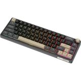 Royal Kludge R65 65% Kablolu Mekanik Gaming Klavye Siyah RGB Tuş Formu ile Oyun İçin Tasarlandı - Siyah - Gri