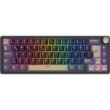 Royal Kludge RK R65 68 Tuşlu RGB Mekanik Oyuncu Klavyesi, Phantom Renk, Kompakt Tasarım, Türkçe Q Düzeni, Çok Renkli LED Aydınlatmalı