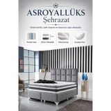 Royal Lux Bedding Şehrazat Pedli Paket Yaylı Yatak Tavşan Kumaş