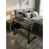 Royal Modern Yükseklik Ayarlı Çalışma Masası - (Tekerli) 80X40