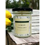 Royal Mum Lemon Toscana Kokulu - Naturel Kavanoz Mum - Sarı - 1 Adet