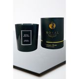 Royal Mum Lüks Serıes %100 Doğal Soywax - Büyük Boy Yoğun Kokulu- Royal Black Orchıd