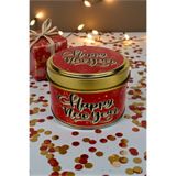 Royal Mum Yılbaşı Serisi New Year Ginger Bread Tarçın Zencefil Kokulu Teneke Mum