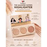 Royal Paris The Manizer Sisters Pudra Highlighter Paleti B Palet Doğal Görünüm ve Yüksek Pigmentasyon